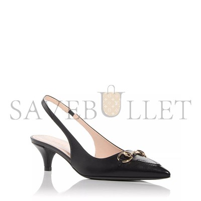 GUCCI WOMEN'S HORSEBIT SLINGBACK PUMPS 